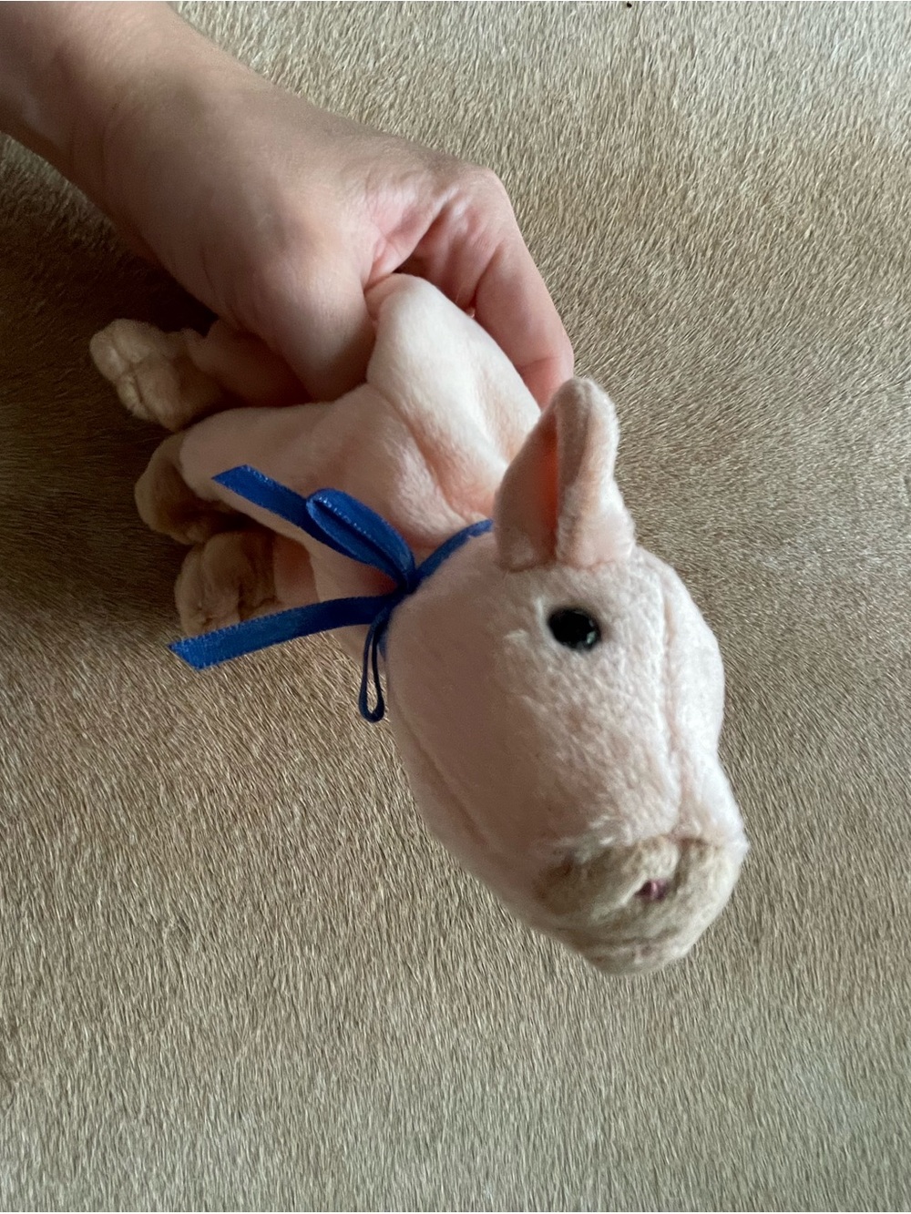Beanie Baby Knuckles Pig Plush